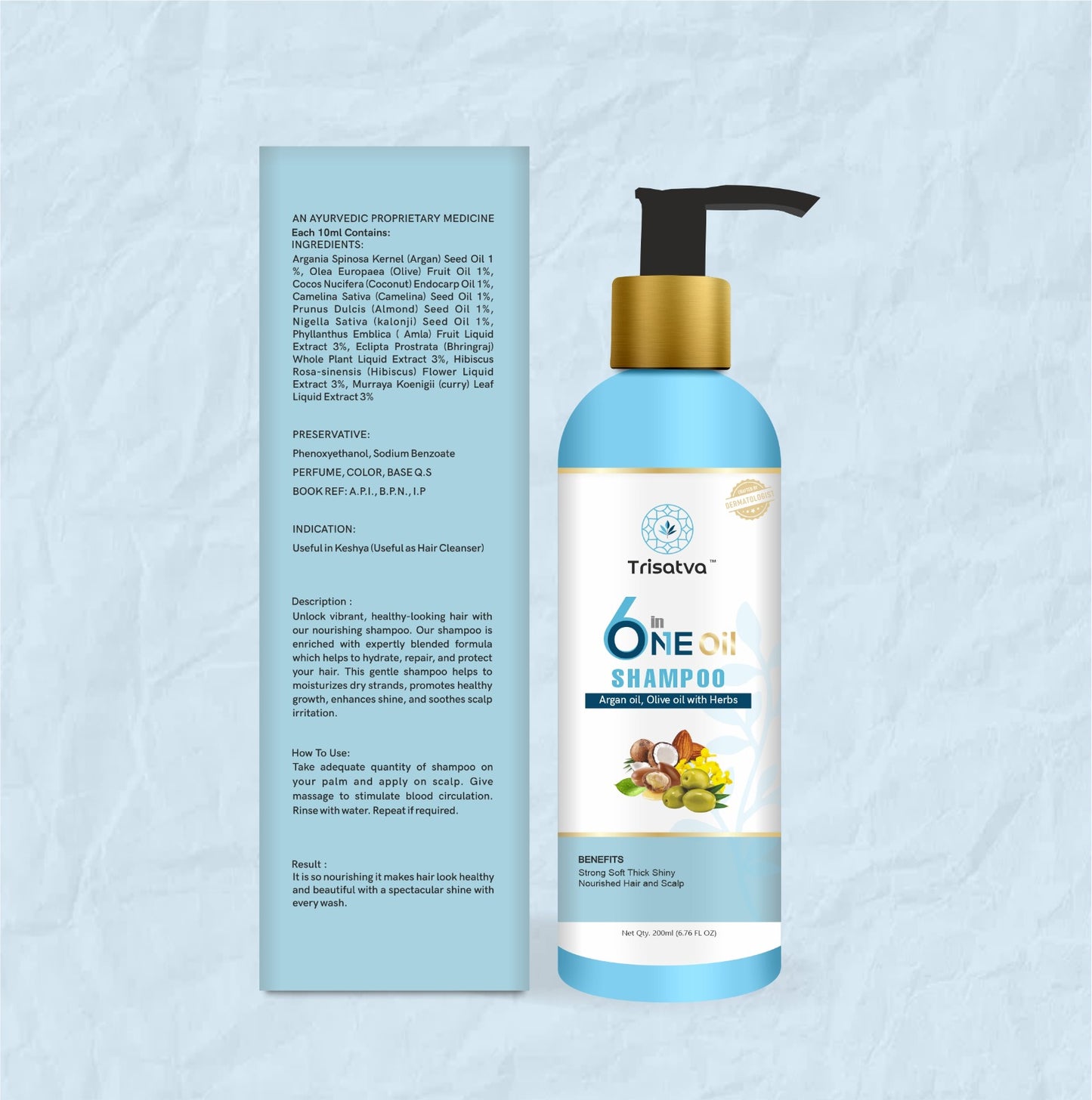 Trisatva 6-in-1 Oil Shampoo
